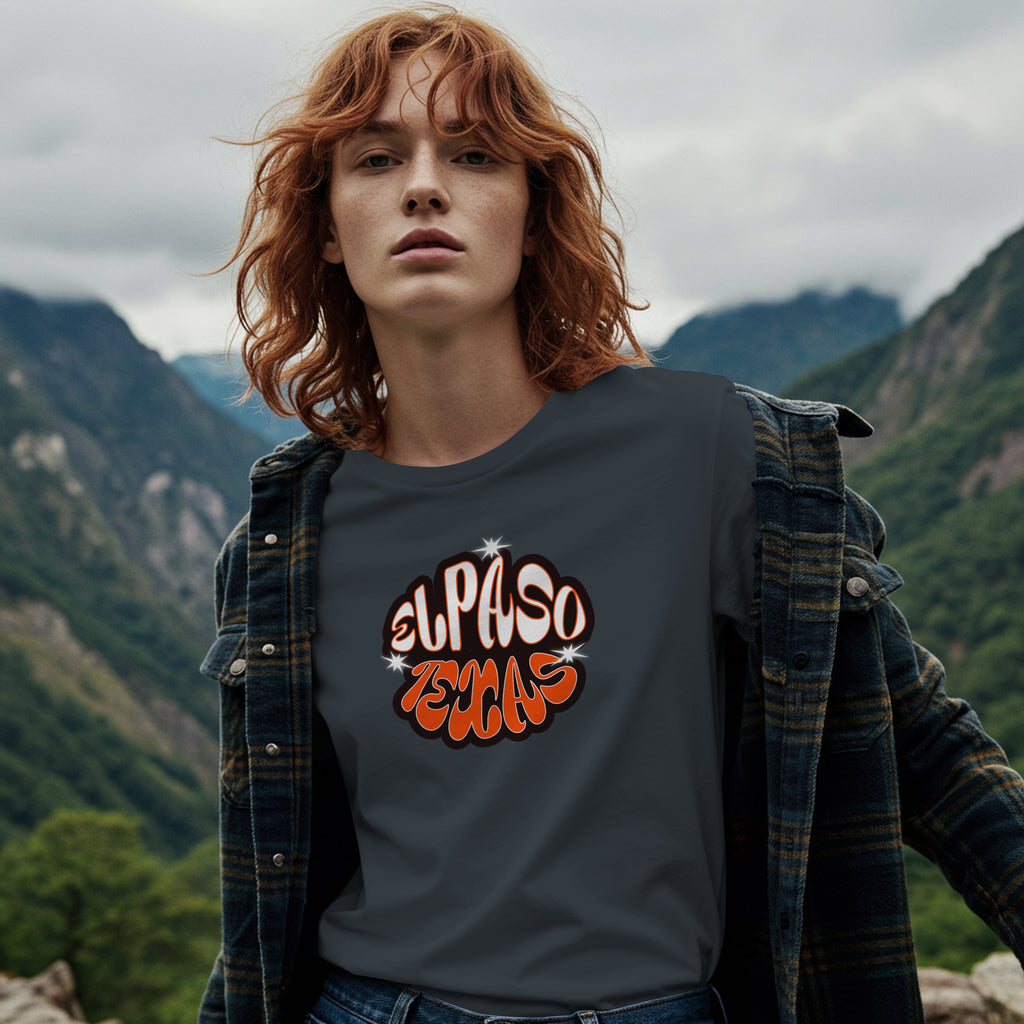 El Paso Texas Retro Glow Tee