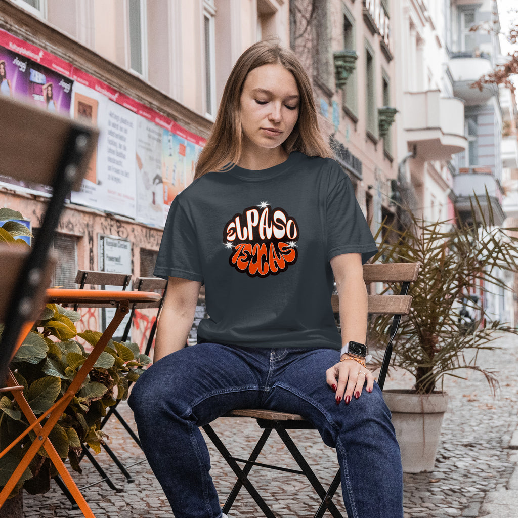 El Paso Texas Retro Glow Tee